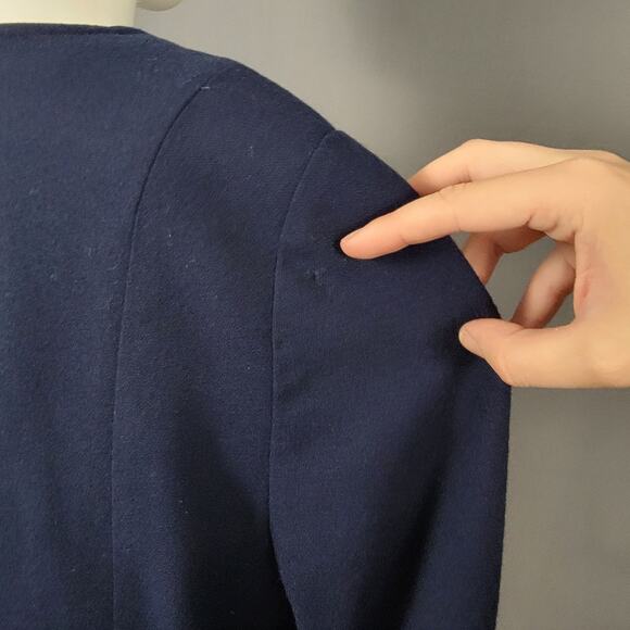 Vintage 1950s–1960s Pendleton 100% Virgin Wool Navy Lined Jacket USA Made - Picture 5 of 14